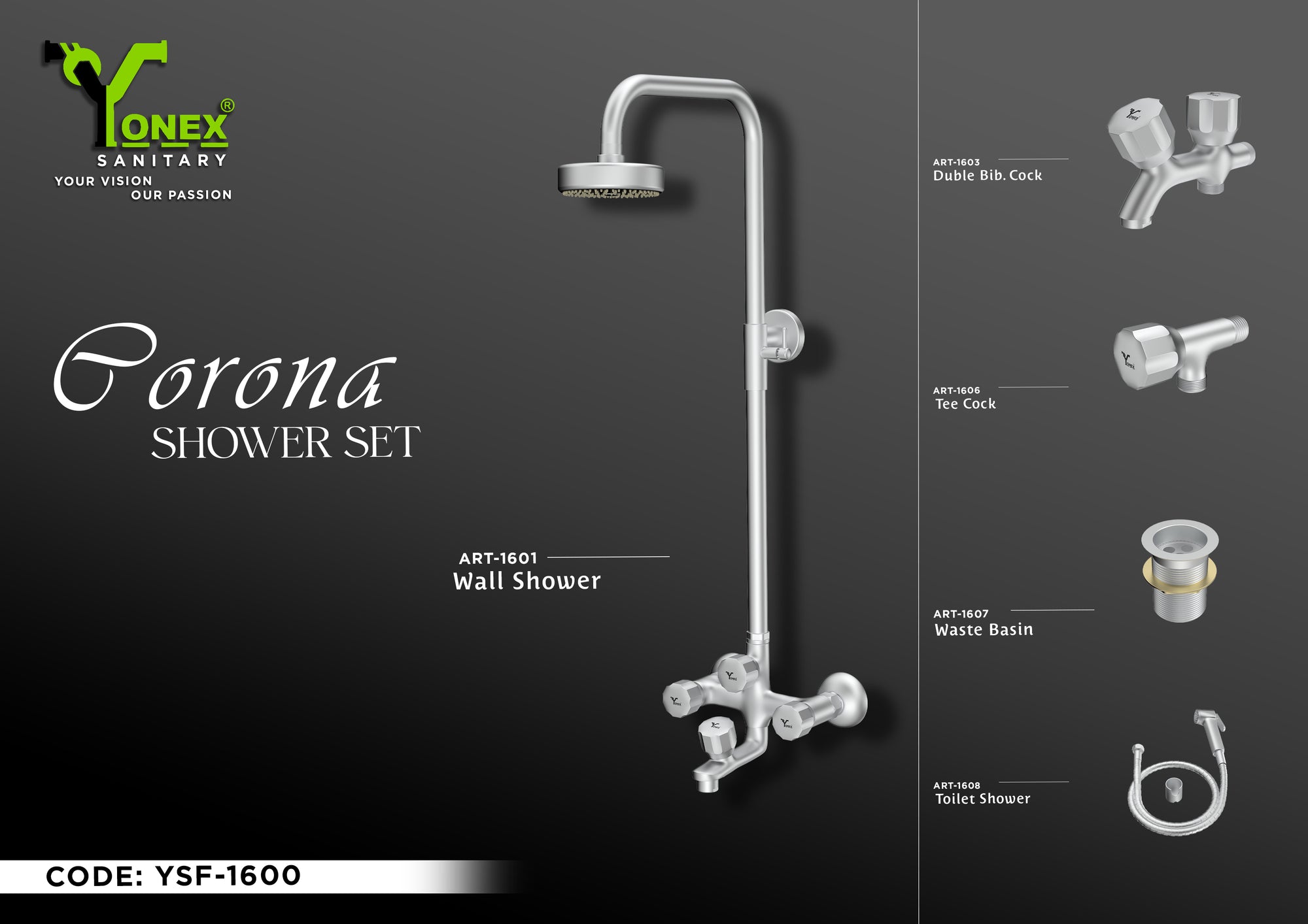 Corona Shower SET